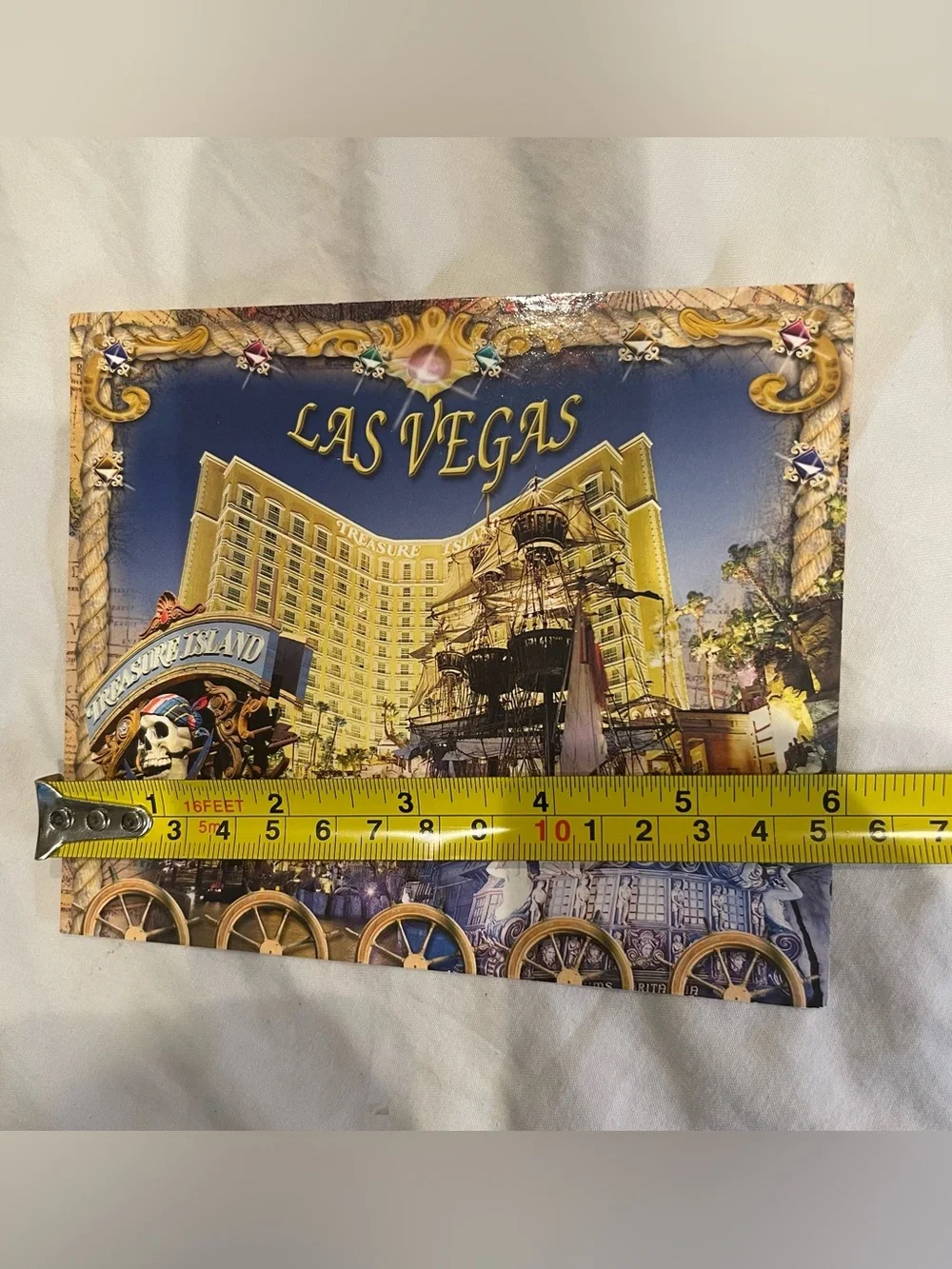 Postcard  Las Vegas Hotel Casino Treasure Island  Pirate Nevada Vintage